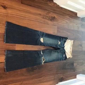 AG bootcut maternity jeans size 28